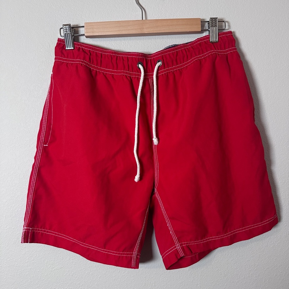 Steve and Barry’s red Men's Swim Shorts with lining size small